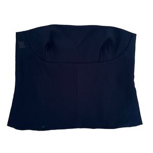 Trina Turk Vesper Top Black Strapless Pull Over Elastic Women's Size XXL NWT